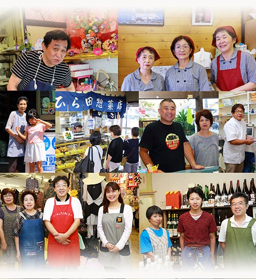 長府商店街の風景