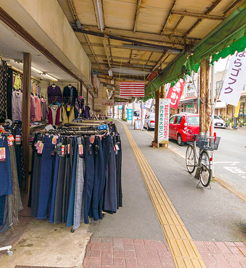 長府商店街の風景