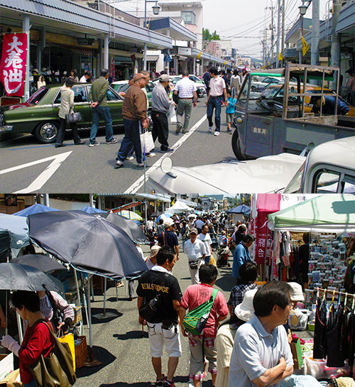 長府商店街の風景
